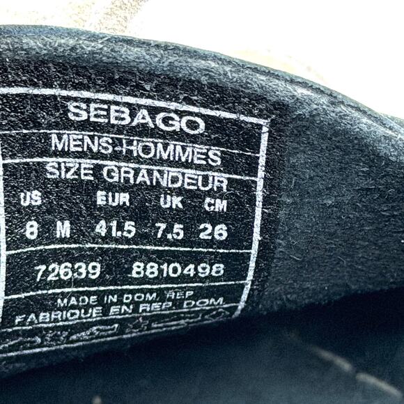 Sebago Navy Blue Genuine Leather Docksides Boat Shoes main image 9
